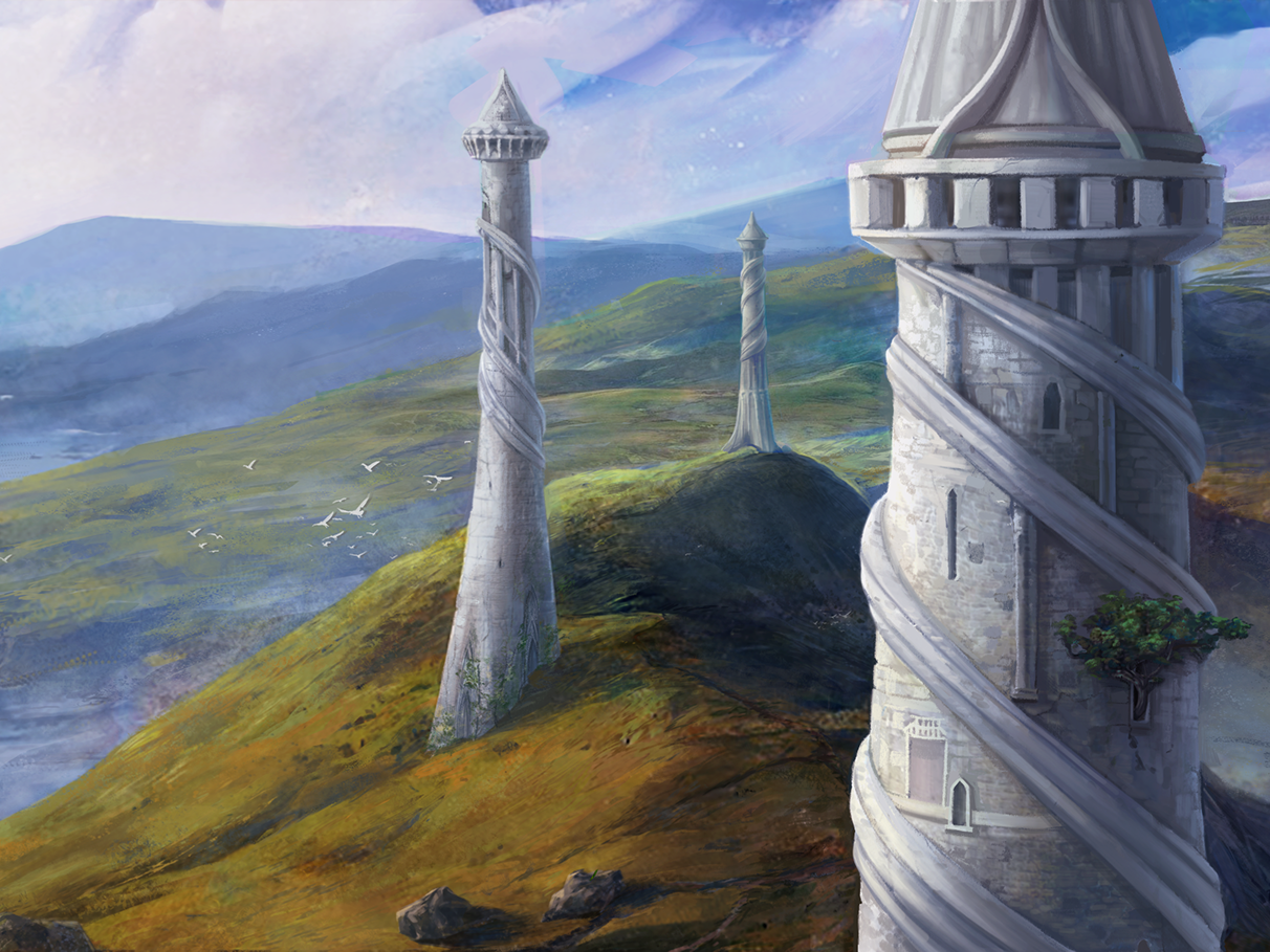 White towers